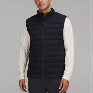 Lululemon XL Men’s Zip Vest Black Navigation Down